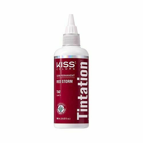Kiss Colors Tintation Semi Permanent Hair Color With Aloe Vera Water -5Oz