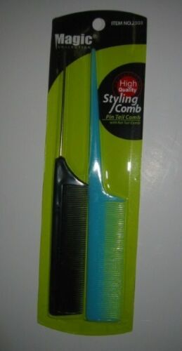 Stella Collection Rat Tail Comb & Pin Tail Comb Combo Pack #2503