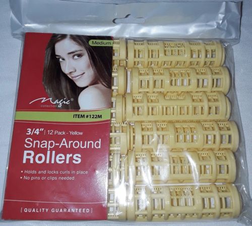 Magic Collection Snap-Around Rollers 3/4" (12 Pack) - #122M