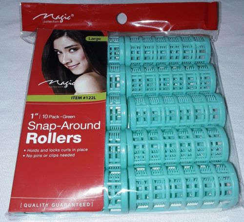 Magic Collection Snap-Around Rollers 1" (10 Pack) - #122L
