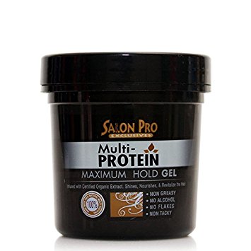 Salon Pro Multi Protein Maxiumum Hold Gel 8 Oz