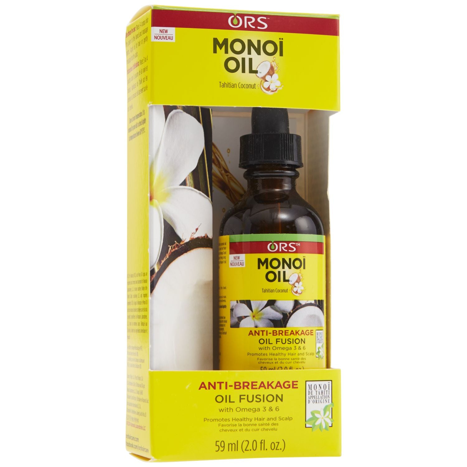 ORS Monoi Oil Tahitian Coconut Anti-Breakage Oil Fusion With Omega 59ml