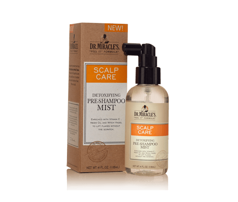 Dr. Miracle's Scalp Care Detoxifying Pre-Shampoo Mist 4 oz.