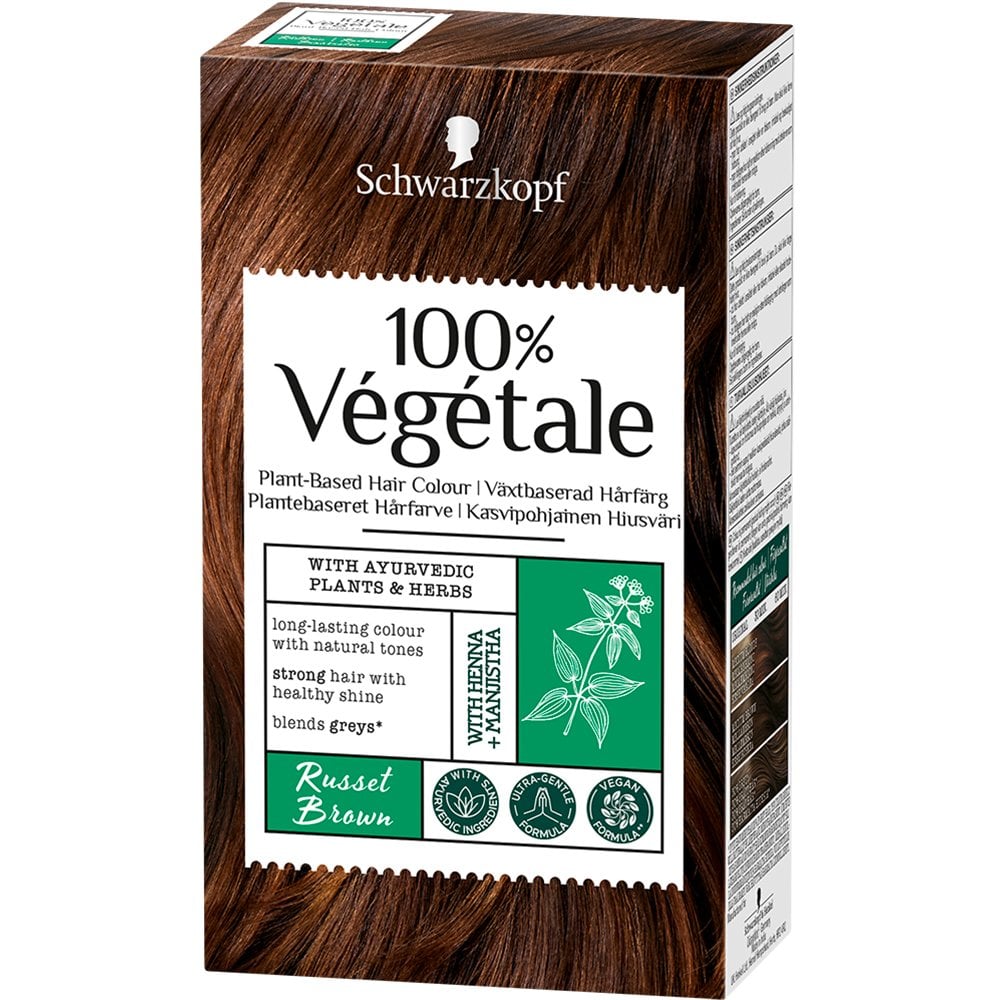 Schwarzkopf 100% Vegetal Natural Hair Coloration Dye Various Colours