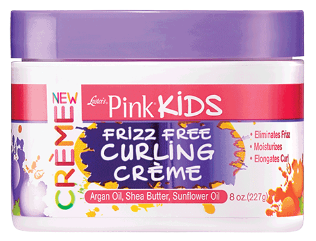 Lusters Pink Kids Frizz Free Curling Creme (Creme Definition) - 8 Oz