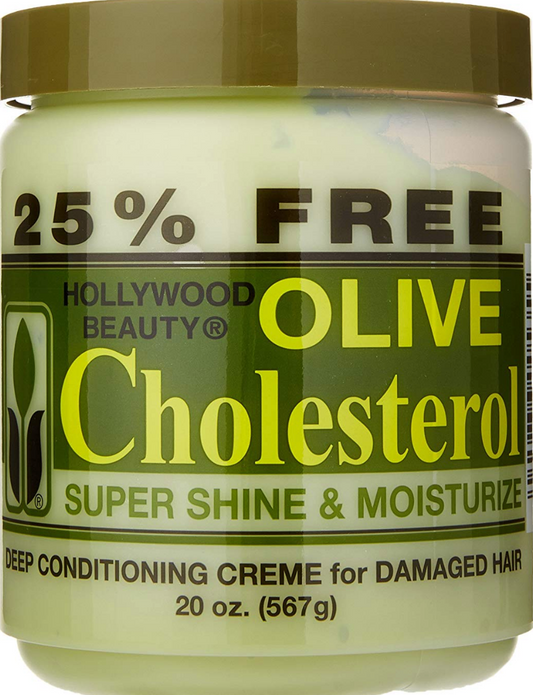 Hollywood Beauty Olive Cholesterol Deep Conditioning Creme - 20 Oz