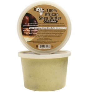 Kuza 100% African Shea Butter Yellow Creamy 15 oz