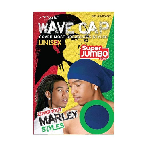 Magic Collection Wave Cap Marley Style Assorted Color Super Jumbo - 2242AST