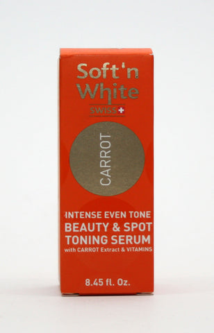 Soft N White Swiss Carrot Intense Tone Beauty Serum 8.45Oz