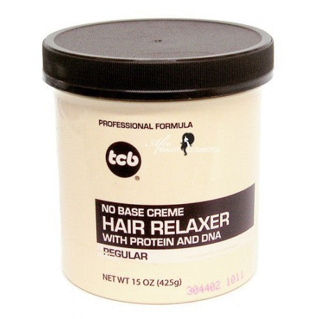 Tcb No Base Creme Hair Relaxer Regular 15 oz | CC Hair & Beauty – CC ...