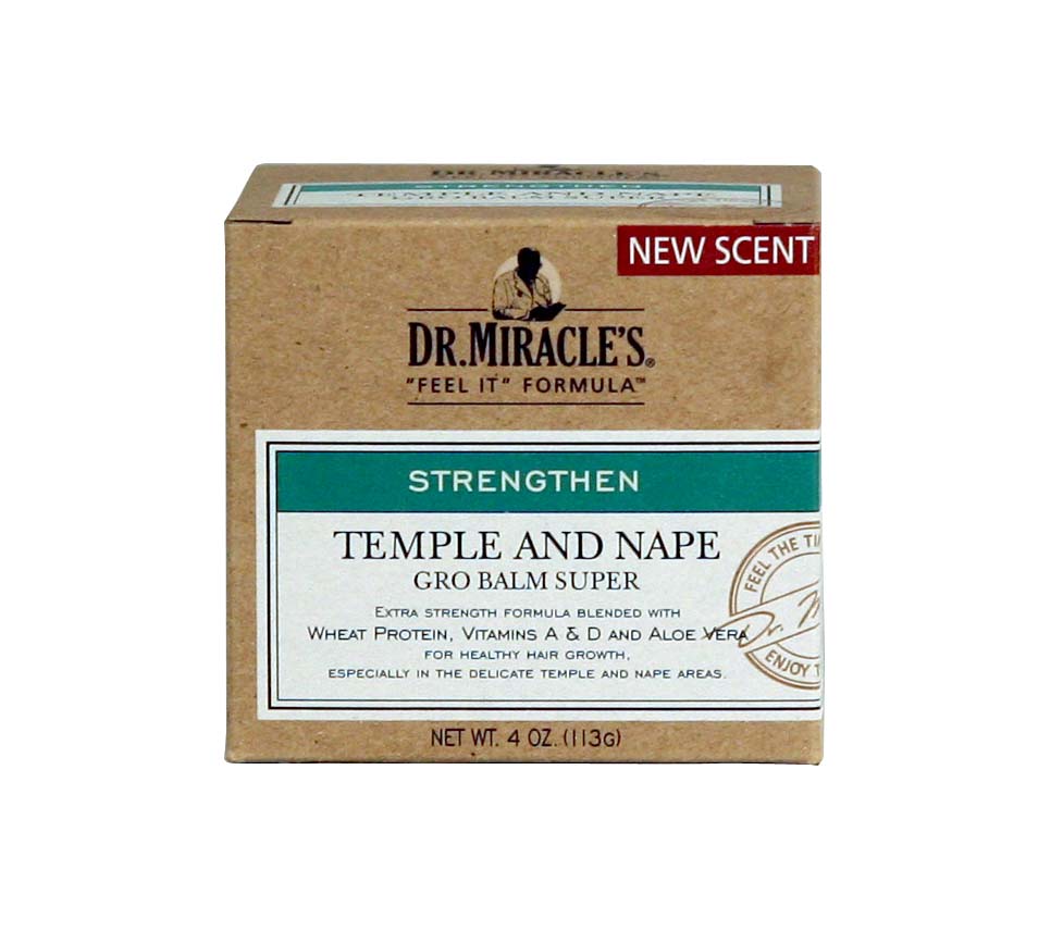 Dr. Miracle's Feel It Formula Temple and Nape Gro Balm Super 4 Ounce