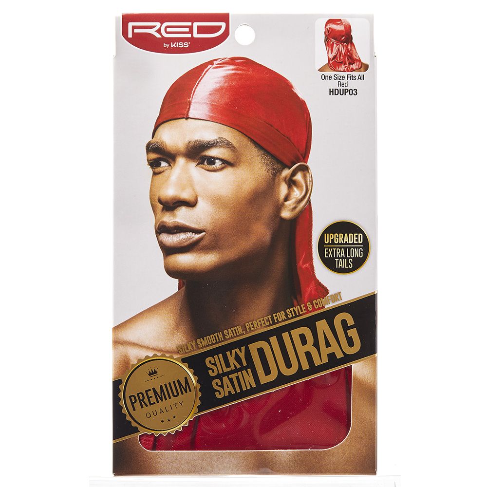 Red by Kiss Silky Satin Durag - HDUP03