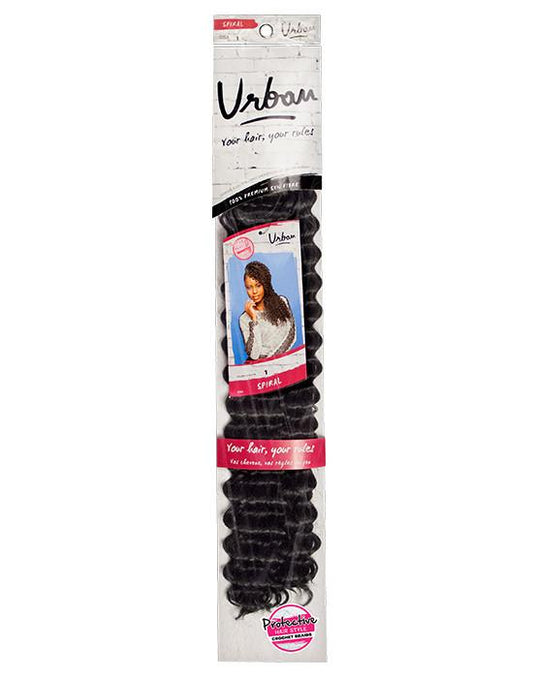 Urban Synthetic Hair For Crochet - Spiral 18"