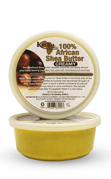 Kuza 100% African Shea Butter Creamy Yellow 227g